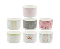 Miska na zmrzlinu 130ml Pastel 25ks