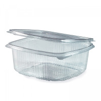 Miska hranatá rPET s vekom 1500ml 50ks