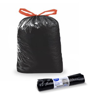 Vrece zaťahovacie LDPE 70x110 Typ 60 čierne 10ks 120L