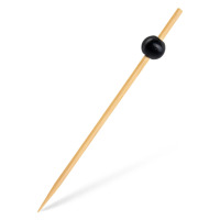 Napichovadlá bambus PERLA čierna 12cm 100 ks