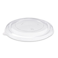 Veko na misku papierovú KRAFT rPET 185mm 50ks