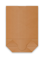 Vrecko papierové s krížovým dnom 1,5kg hnedé1000ks