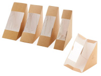 BOX na sendvič 130x130x70mm 50ks