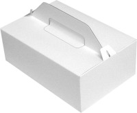 Krabica na zákusky 27x18x10cm s uškom 50ks