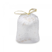 Vrece HDPE zaťahovacie 50x60cm M 30L biele 20ks