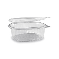 Miska oválna rPET s vekom 1000ml 50ks