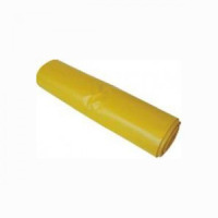 Vrece LDPE 70x110cm 40mik žlté 25ks 120L