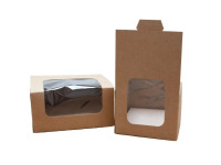 Krabica s okienkom 220x140x50 hnedá 225ks