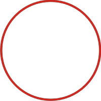 Gumičky silné červené 5mm,pr.10cm,1kg