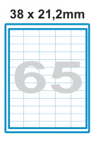 Et. samolepiace A4 38x21,2