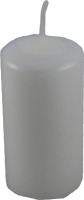 Sviečka valcová 60x120mm,biela