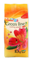 Prací prášok GREEN LINE COLOR 125PD 10kg