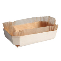 Miska drevená 181x110x39 600ml 20ks