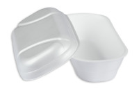 Miska termo na zmrzlinu DECO 500ml 120ks - biela