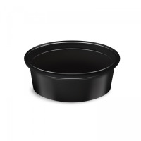 Miska na dressing 50ml PP čierna 50 ks