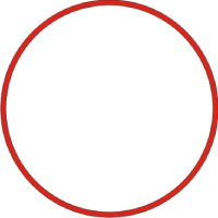 Gumičky slabé červené 1mm,pr.8cm,1kg