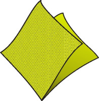 Servítky DekoStar 40x40cm 1-vrstvové 4f 40ks žltozelené