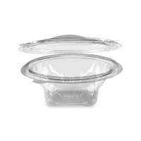 Miska okrúhla rPET s vekom 375ml 50ks