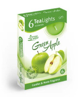 Sviečka aromatická Green Apple 6ks