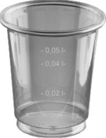 Pohár PET 2cl/4cl/5cl 40ks