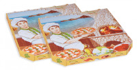 Krabica na pizzu 33x33x3cm s potlačou 100ks