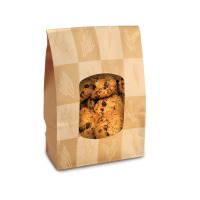 Vrecko papierové s okienkom 120x60x240 500ks