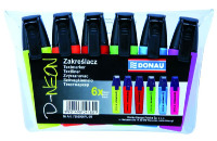 Zvýrazňovač Donau D-neon sada 6ks