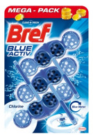 BREF WC košíček Color Aktiv + Chlorine, 3 ks