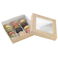 Krabica s okienkom 155x155x50 700ml 25ks