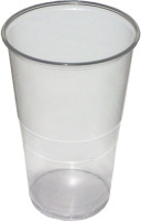 Pohár 500ml PP priehľadný 10ks