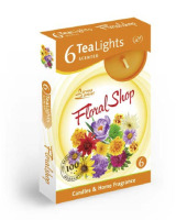 Sviečka aromatická Floral Shop 6ks
