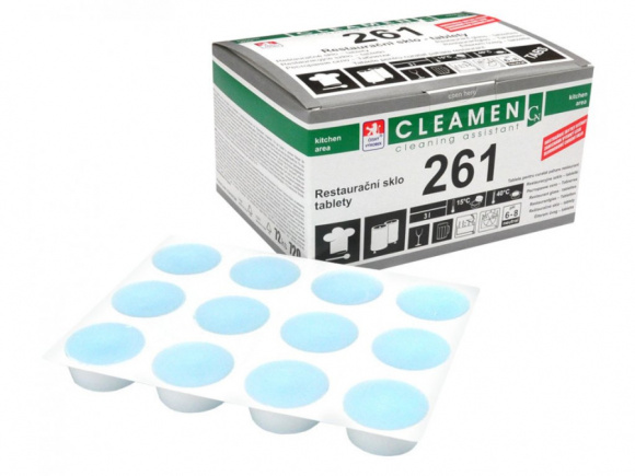 CLEAMEN 261 reštauračné sklo tablety 720g