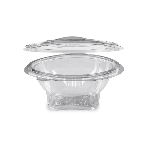 Miska okrúhla rPET s vekom 500ml 50ks