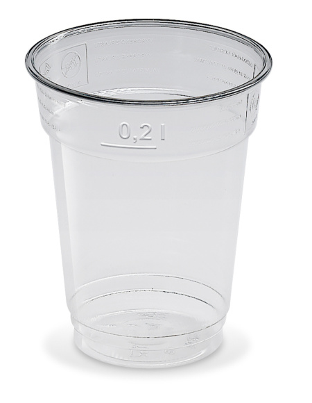 Pohár PET 200ml, pr.78mm, 50ks