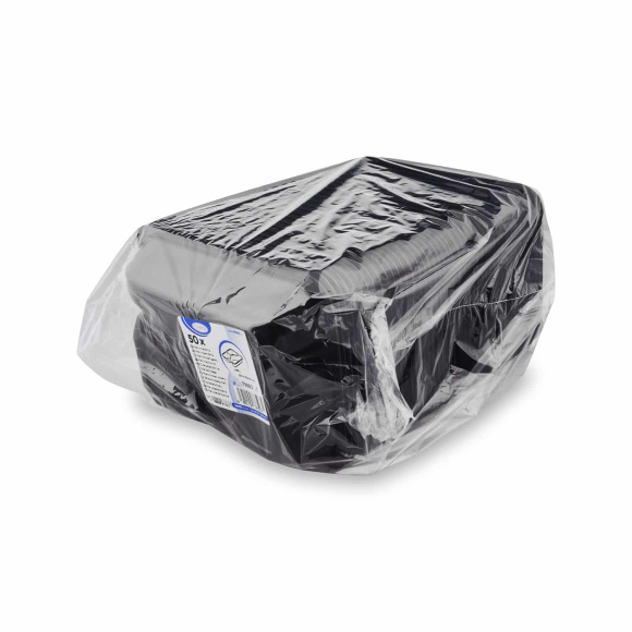 Vanička zatavovacia X 3 dielna H50 čierna, 50 ks