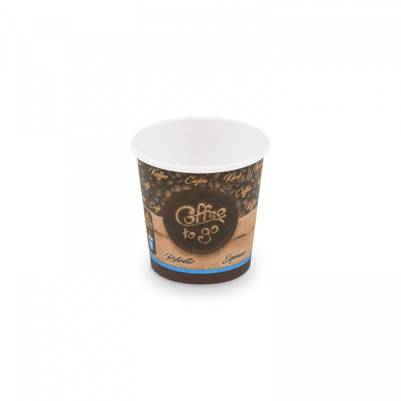 Pohár papierový 110ml XS 62mm COFFE TO GO 50ks