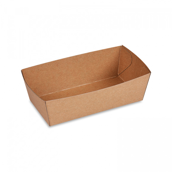 Vanička papierová 135x70x45 300ml hnedá 250ks