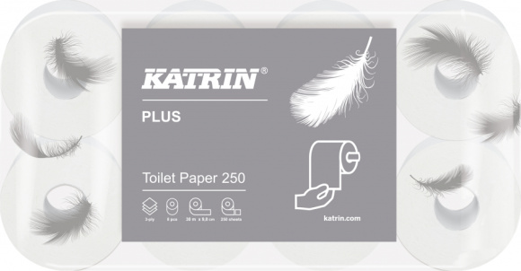 WC papier KATRIN PLUS 250 3vr 8ks