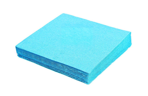 Servítky 33x33cm 3-vrstvové 4f 250ks svetlomodré