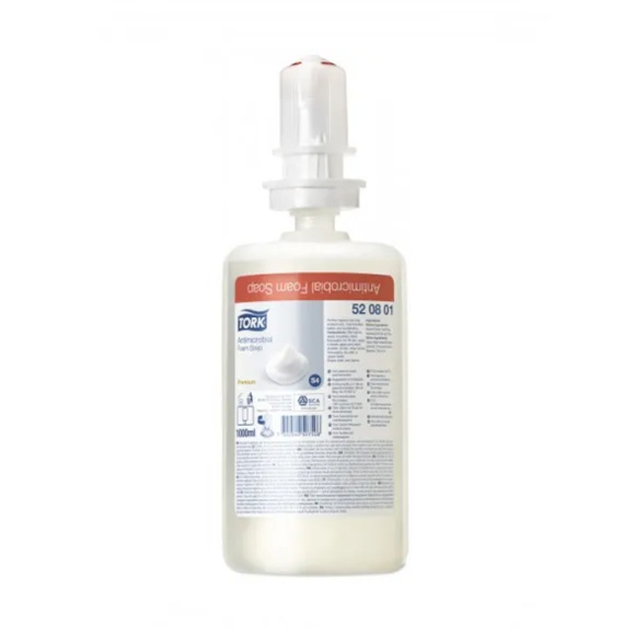 TORK antimikrobiálne penové mydlo S4, 1000 ml