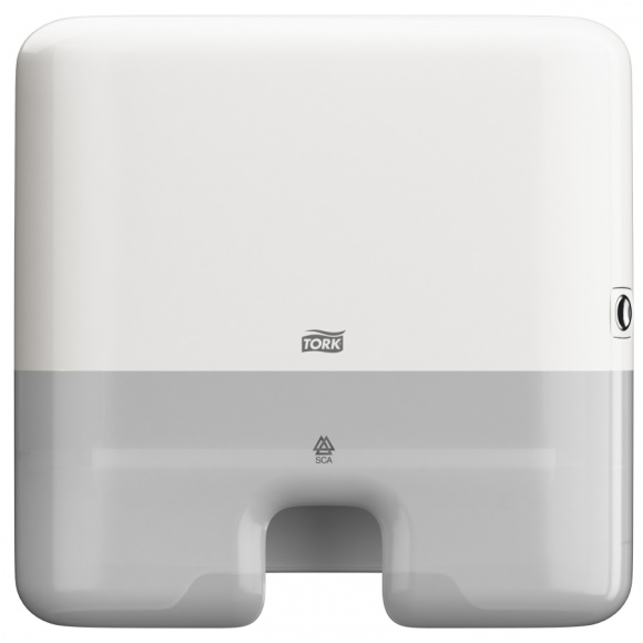 Zásobník Tork na utierky H2 INTERFOLD MINI white