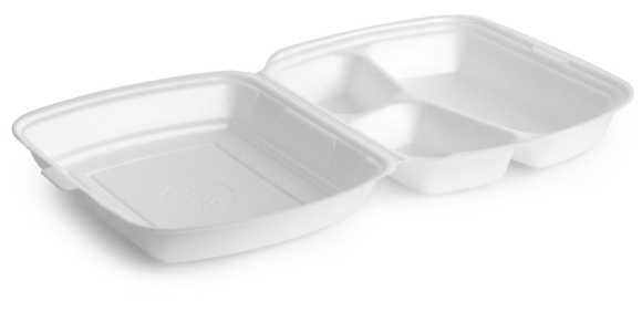 MENU BOX obal na jedlo 3-dielny XPS 125ks