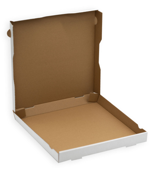 Krabica na pizzu 36x36x4 bielo/hnedá 100ks