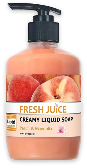 Mydlo tekuté FRESH JUICE 460ml Peach  &amp; Magnolia