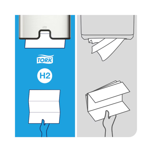 TORK Xpress® stlačené jemné papierové utierky Multifold ( interfold )