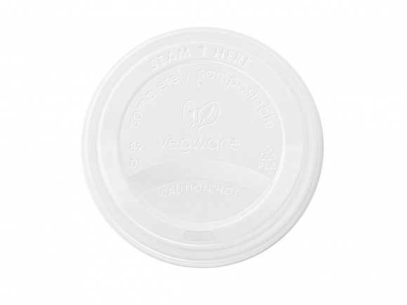 Veko na pohár EKO CPLA 89mm 50ks