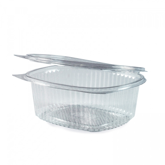 Miska oválna PET s vekom 1500ml 50ks