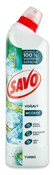 SAVO 700ml WC Turbo hrdza a vodny kameň