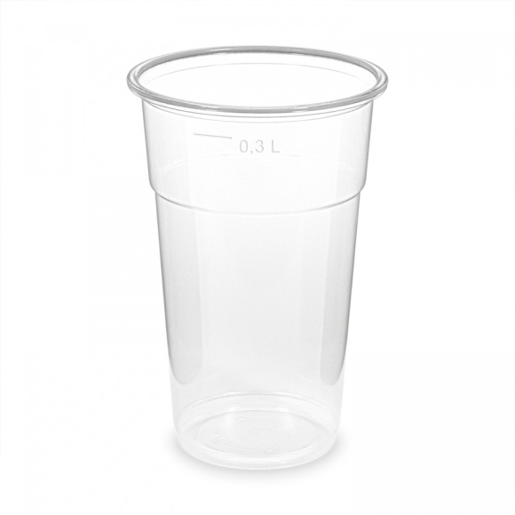 Pohár 300ml PP priehľadný 78mm 50ks