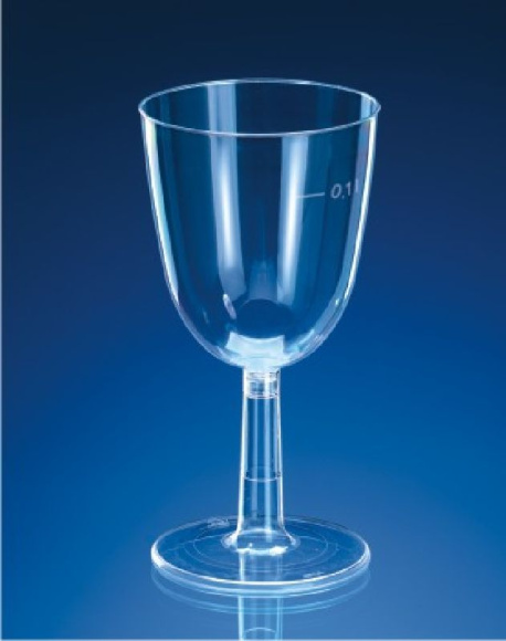 Pohár kryštál 100ml na víno 6ks